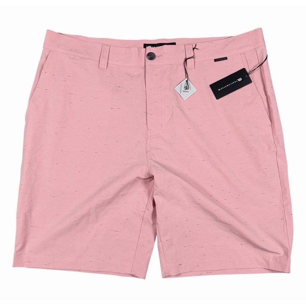 Travis Mathew Good Fun Golf Shorts Heather Pink Men's Size 38 (fits 40) NWT